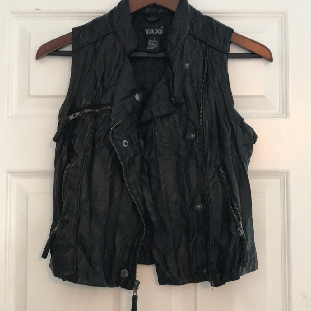 Vintage leather vest